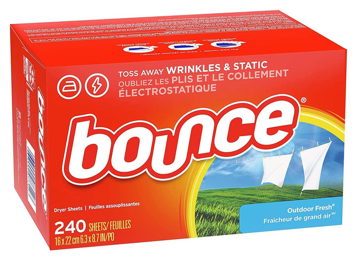 240 Bounce Fabric Softener Outdoor Fresh Dryer Sheets for $5.69 Shipped