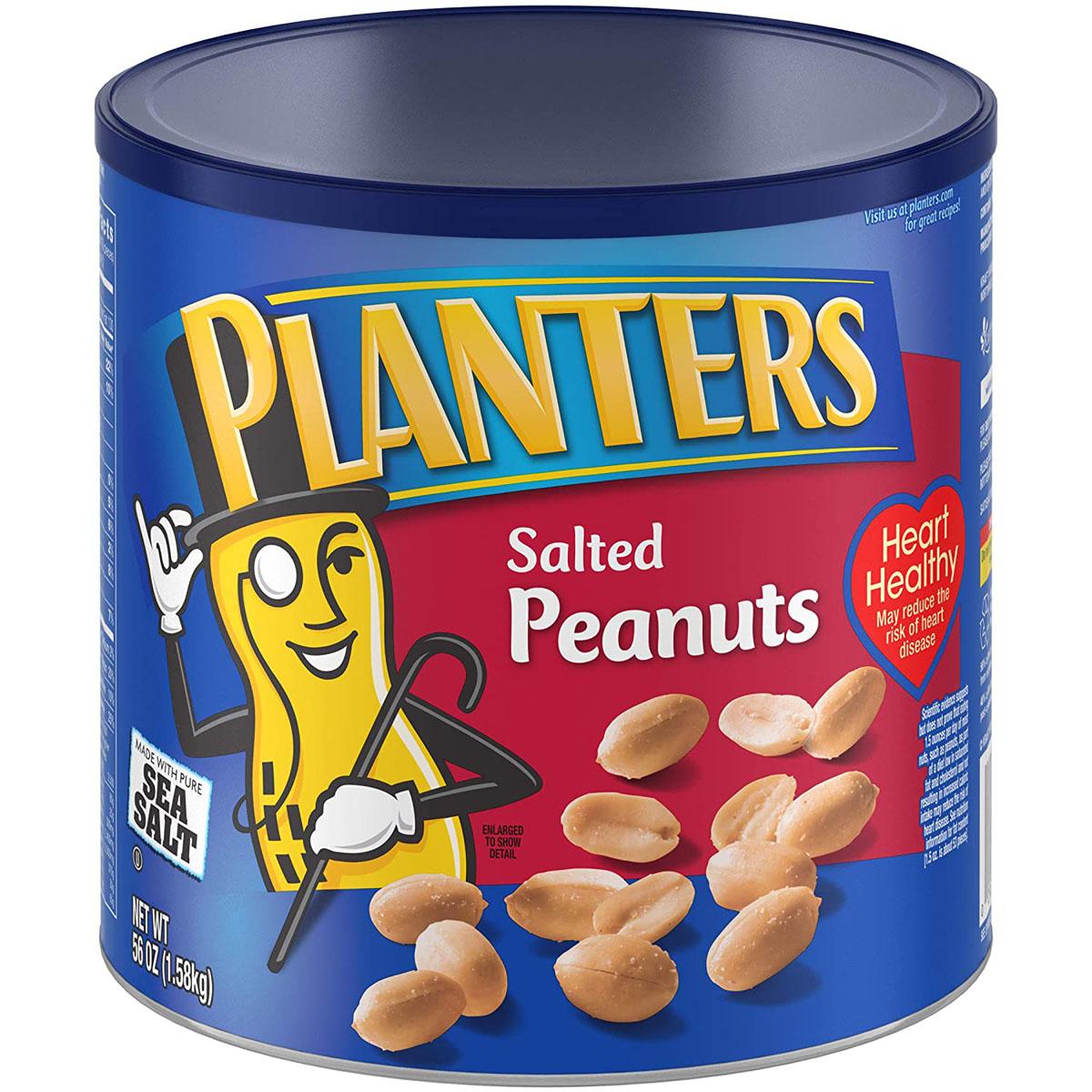 56oz Planters Salted Peanuts for $5.50 Shipped