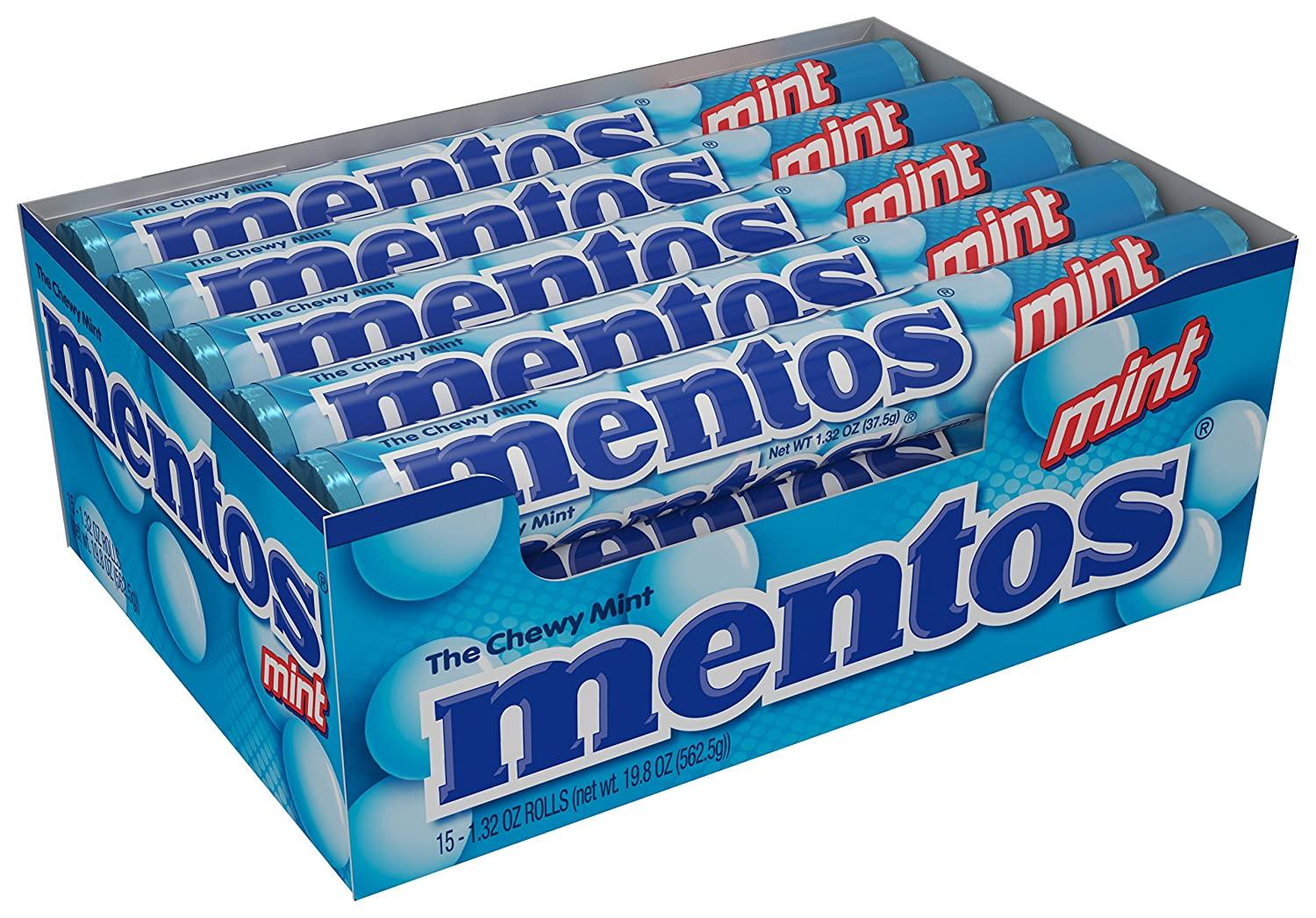 15 Mentos Chewy Candy Rolls for $6.69 Shipped