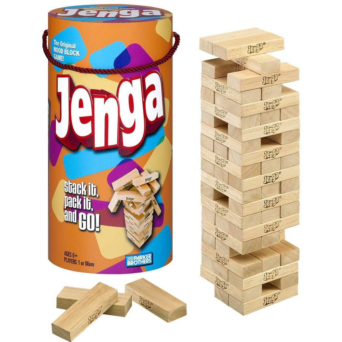 Jenga Game Wooden Blocks for $13.99