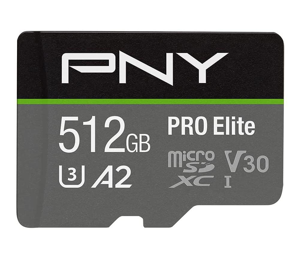 512GB PNY Pro Elite Class 10 U3 V30 microSDXC Flash Memory Card for $54.99 Shipped