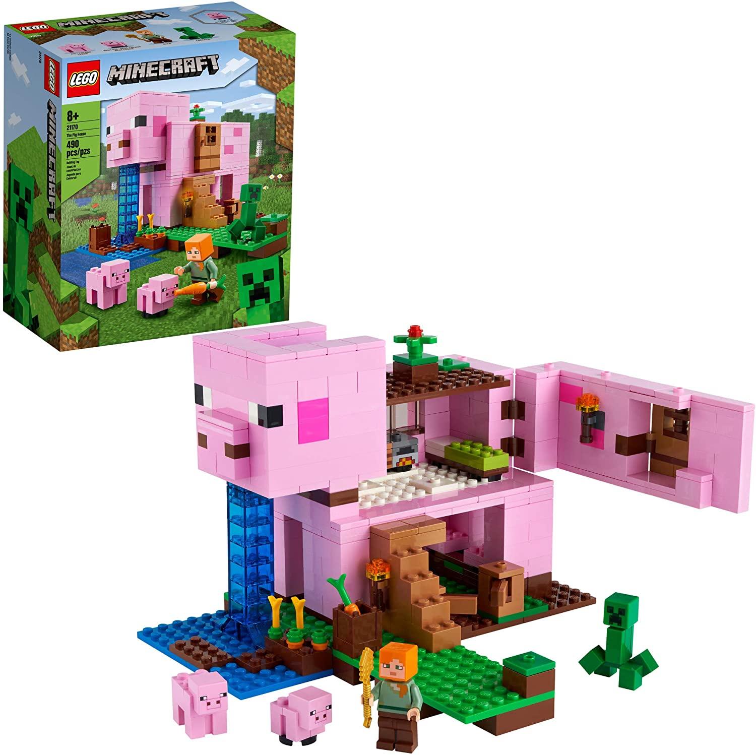 490-Piece Lego Minecraft The Pig House 21170 for $39.99 Shipped