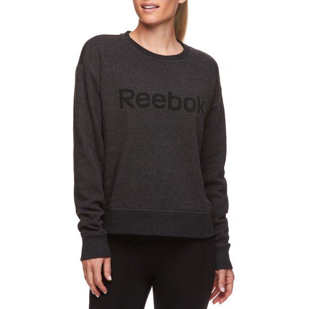 Reebok Womens Cozy Crewneck Sweatshirt with Graphic for $7