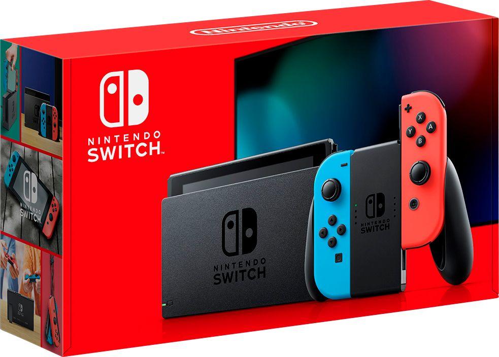Nintendo Switch Console with Neon Blue and Neon Red JoyCon for $279.99 Shipped