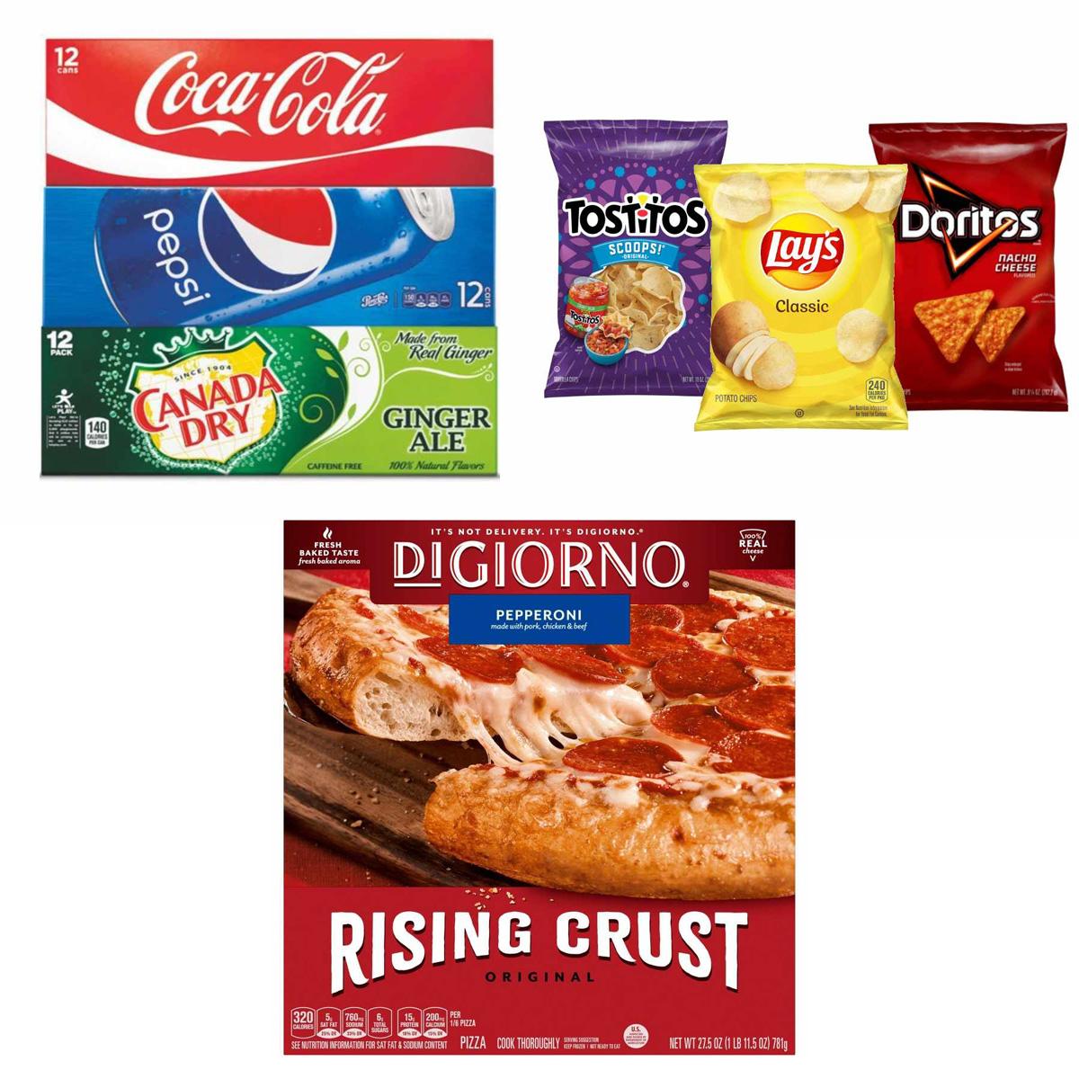 Target Sodas Chips and Pizza for 35% Off
