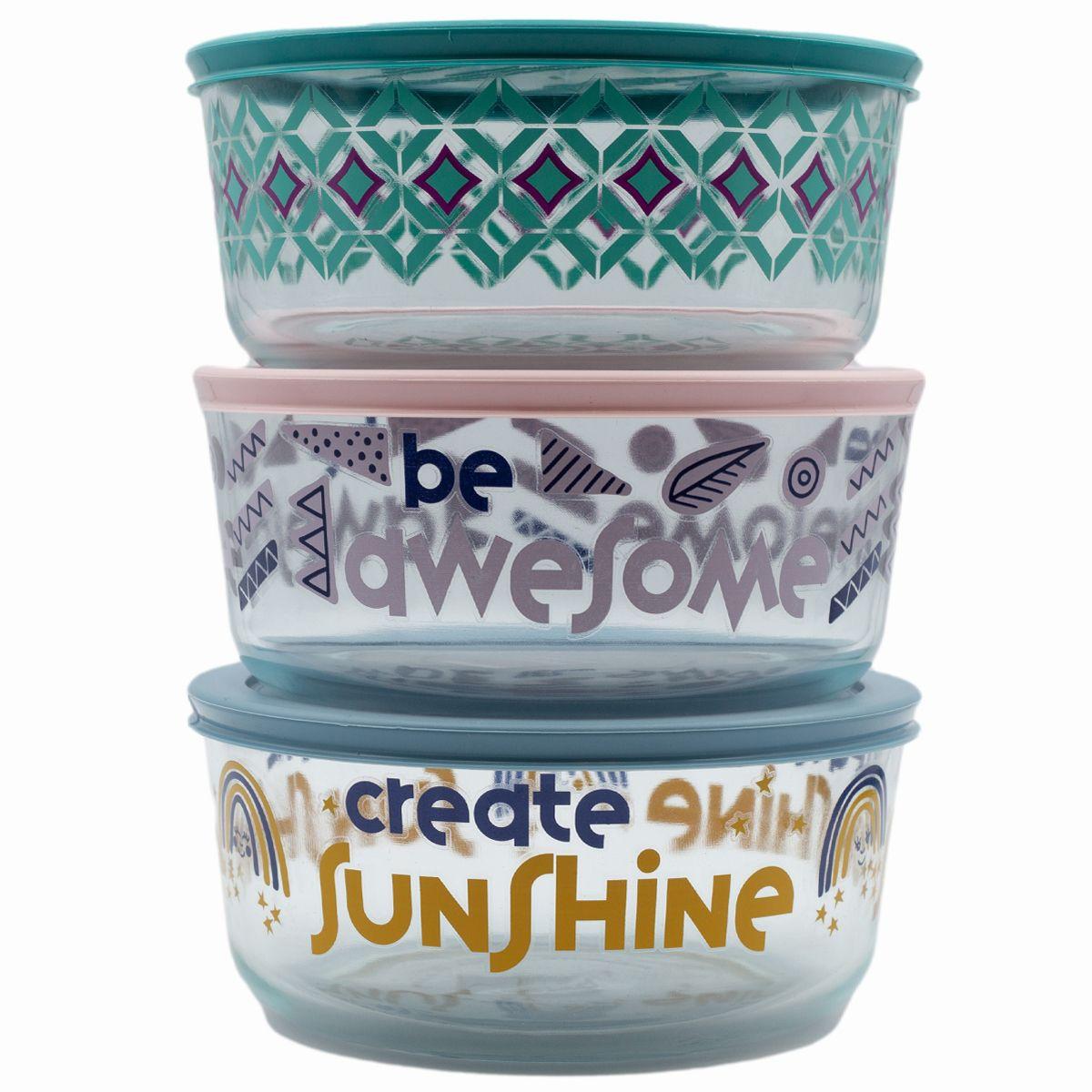 3 Pyrex 7-Cup Glass Food Storage Containers for $19 Shipped
