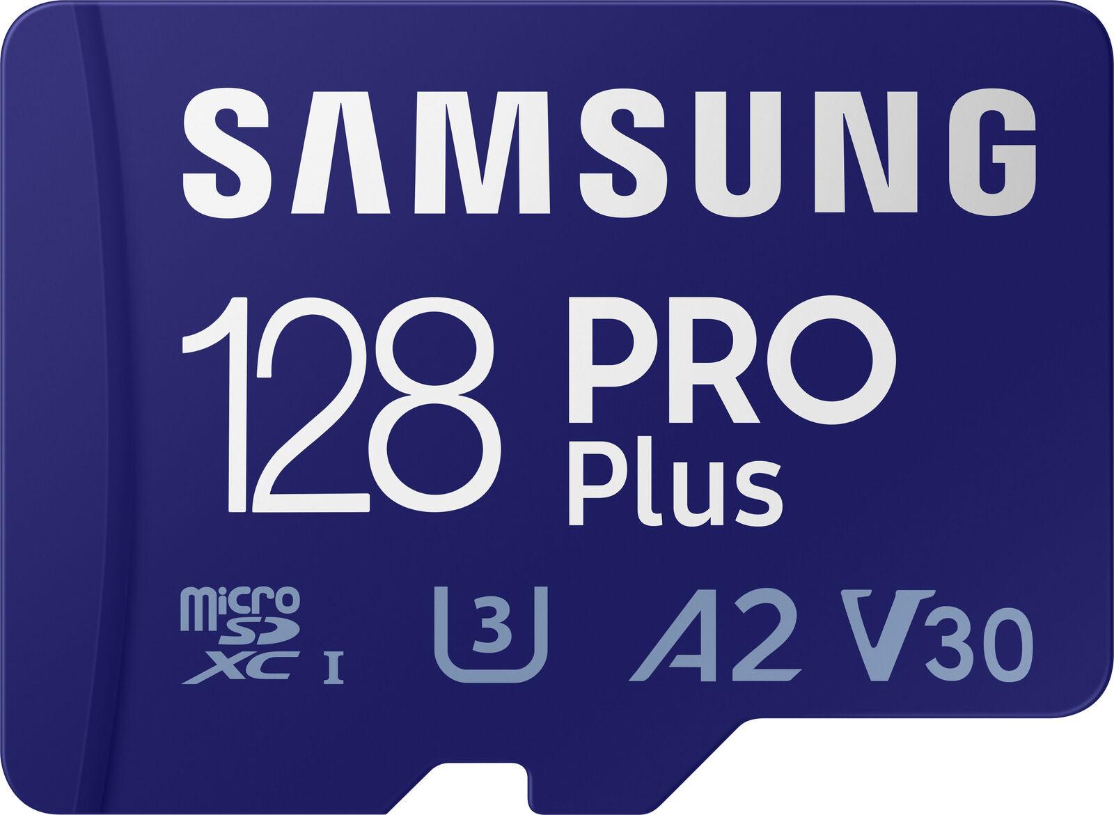 128GB Samsung Pro Plus A2 V30 microSDXC Memory Card for $20.99 Shipped
