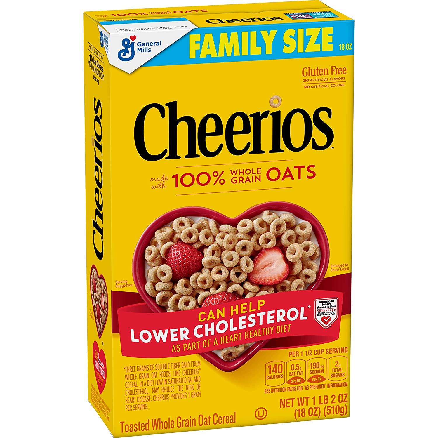 Cheerios Toasted Whole Grain Oat Cereal for $2.98 Shipped