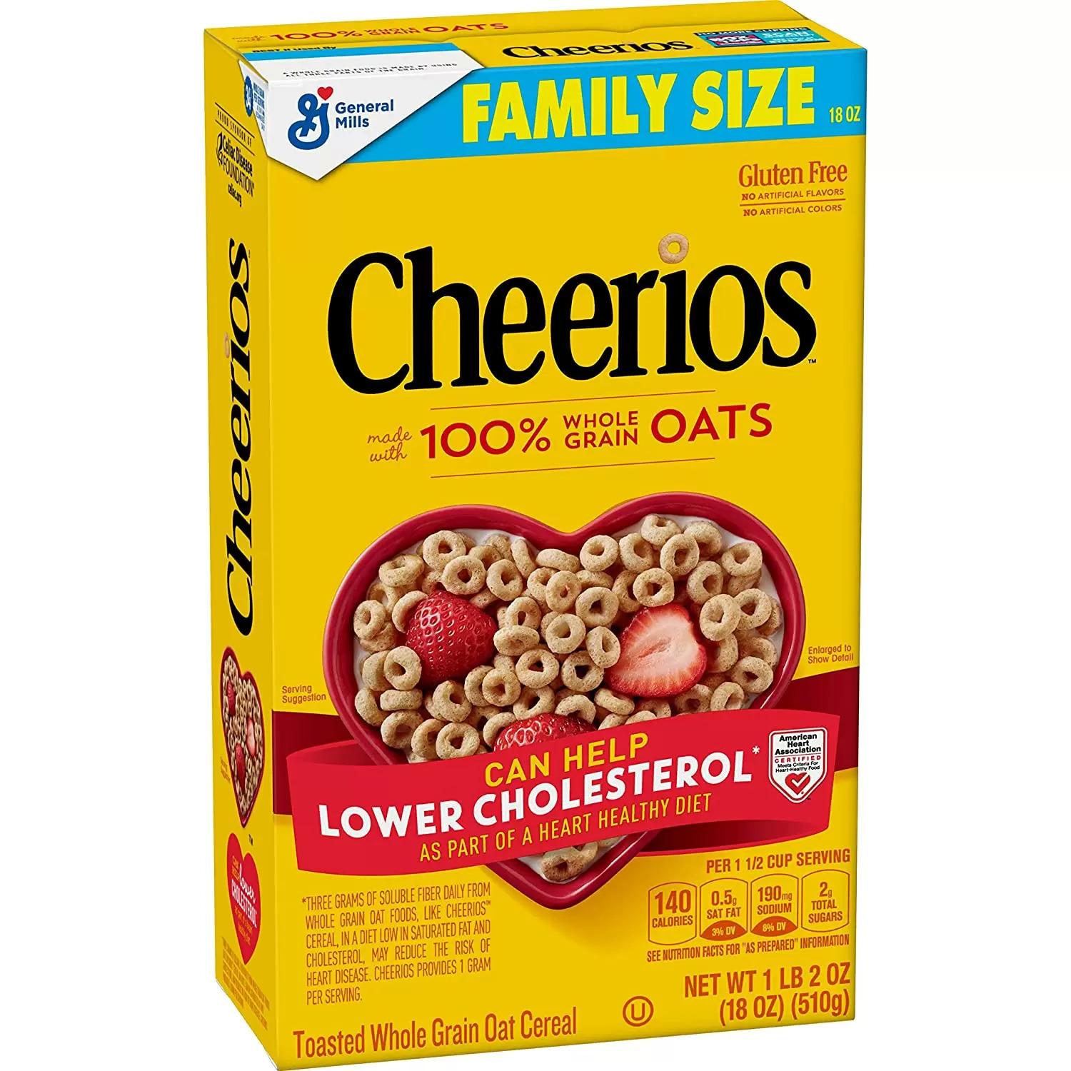 Cheerios Toasted Whole Grain Oat Cereal for $3.19