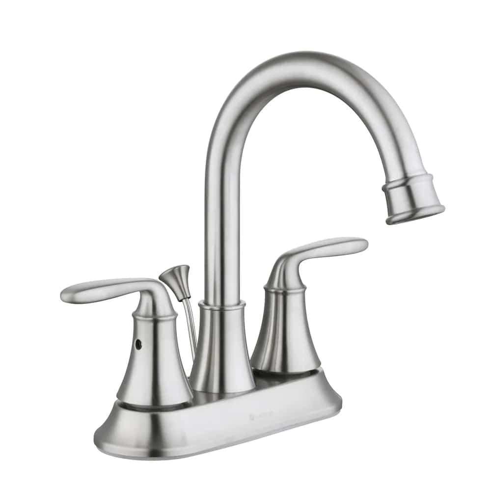 Glacier Bay Sadira 4in Centerset 2-Handle Bathroom Faucet for $26.98