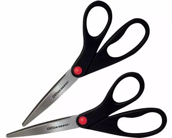 2 Office Depot 8in Straight Scissors for $2.84 Shipped