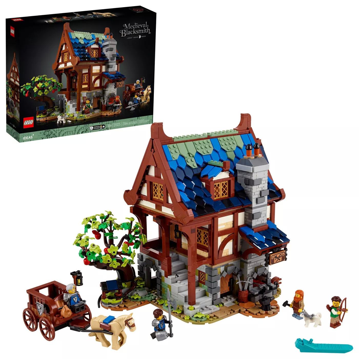 LEGO Ideas Medieval Blacksmith Building Kit for $149.99 Shipped