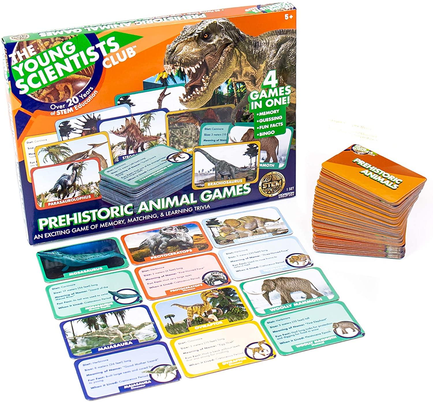 The Young Scientist Prehistoric Animal Card Games for $4.81