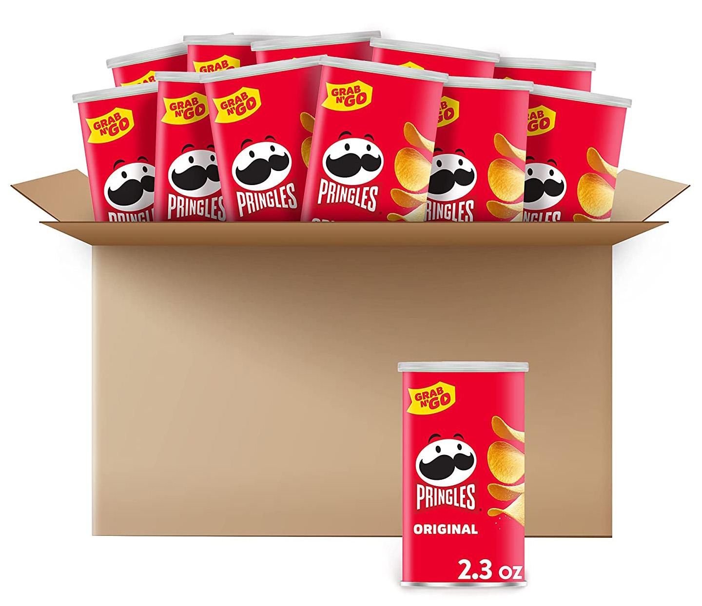 12 Pringles Potato Crisps Chips for $7.01 Shipped