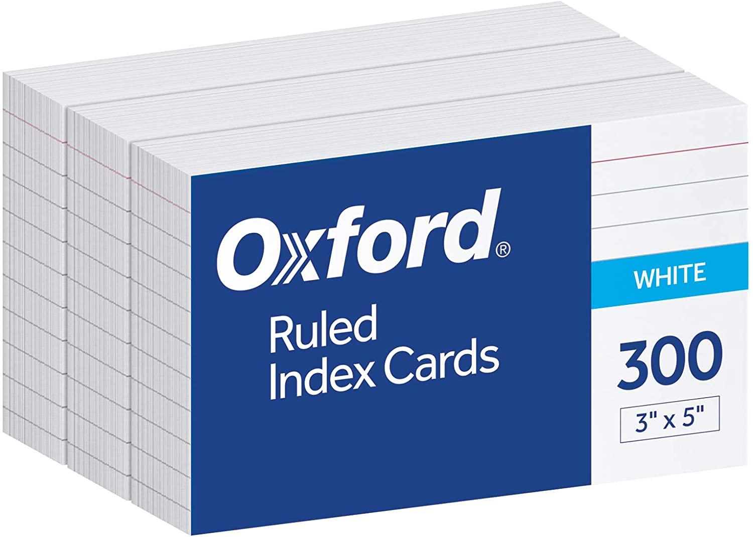 Oxford Ruled Index Cards for $1.83 Shipped