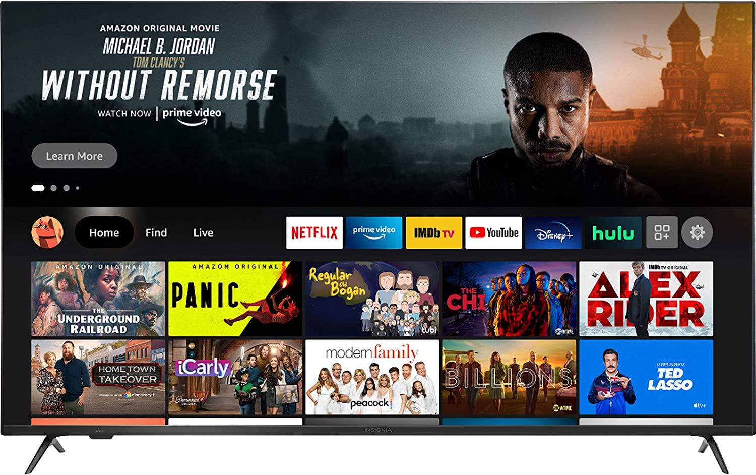 Insignia 55-inch Class F50 Series Smart 4K UHD QLED Fire TV for $399.99 Shipped
