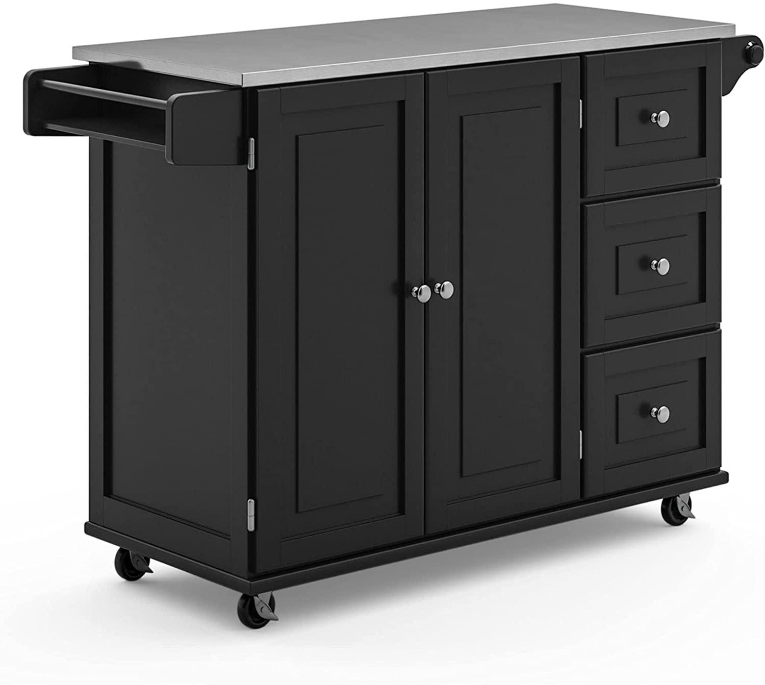 Homestyle Top Kitchen Cart Rolling Mobile Island for $210 Shipped