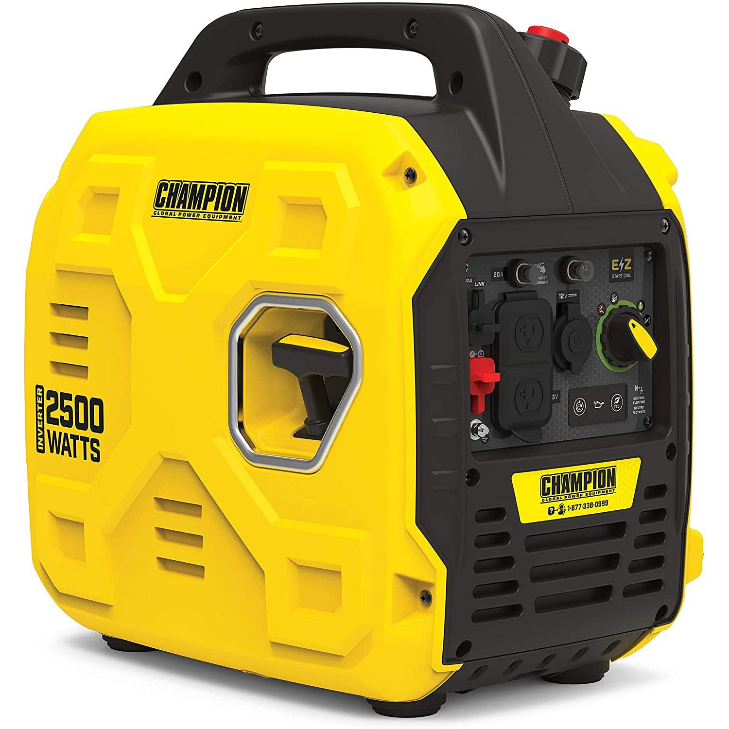 Champion 2500W Portable Ultralight Gas Inverter Generator for $440.10 Shipped