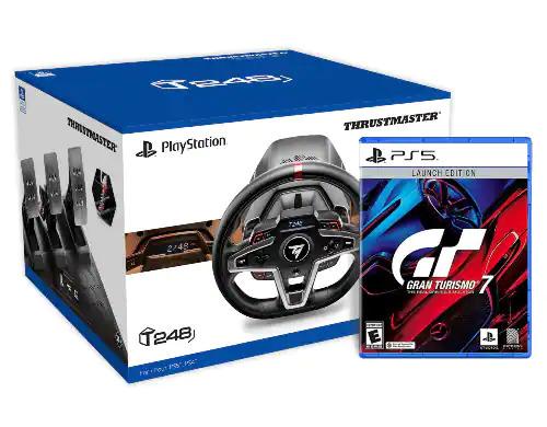 ThrustMaster T248 Wheel and Pedals Set with Gran Turismo 7 PS5 for $389.98 Shipped