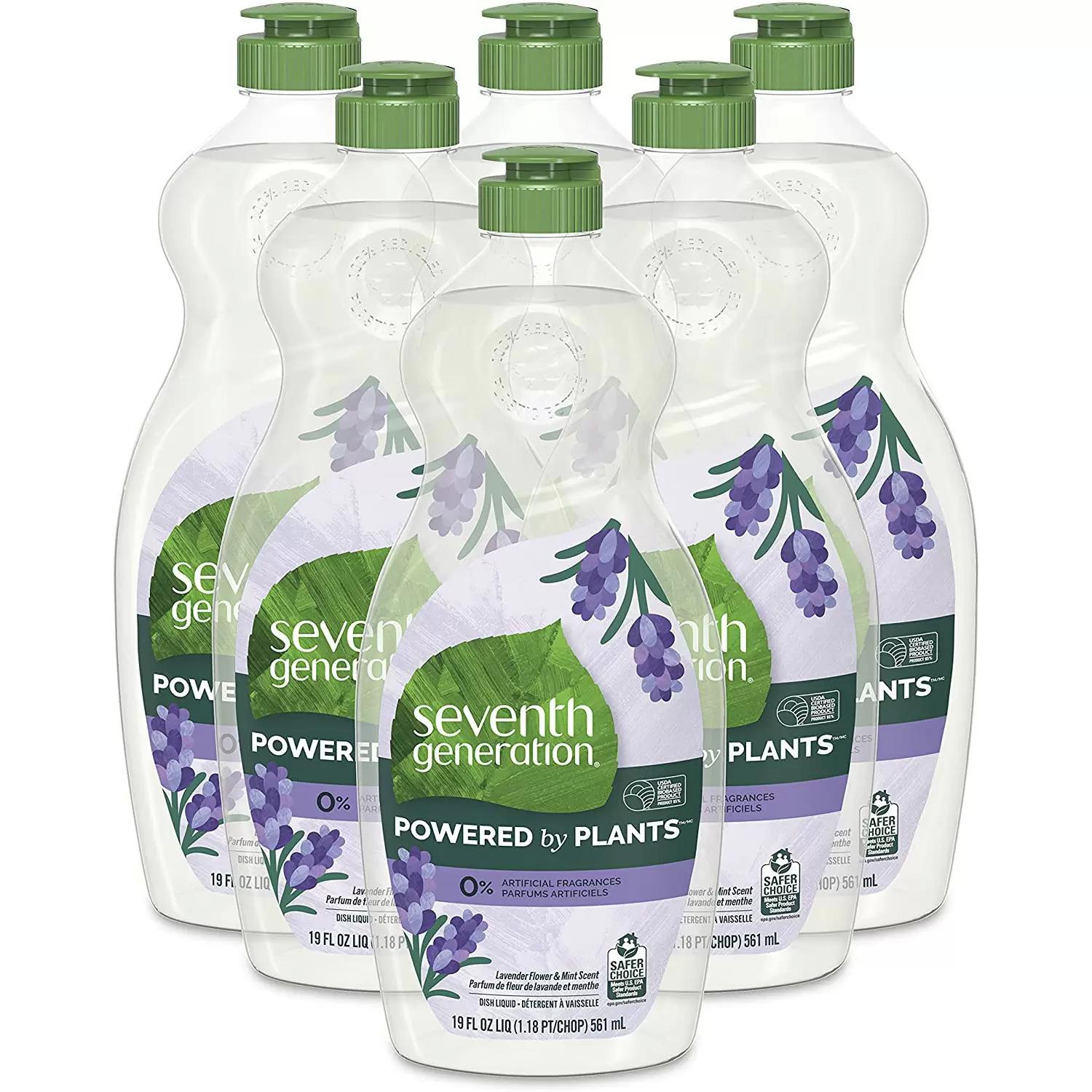 6 Seventh Generation Lavender Dish Liquid Soap for $12.69 Shipped