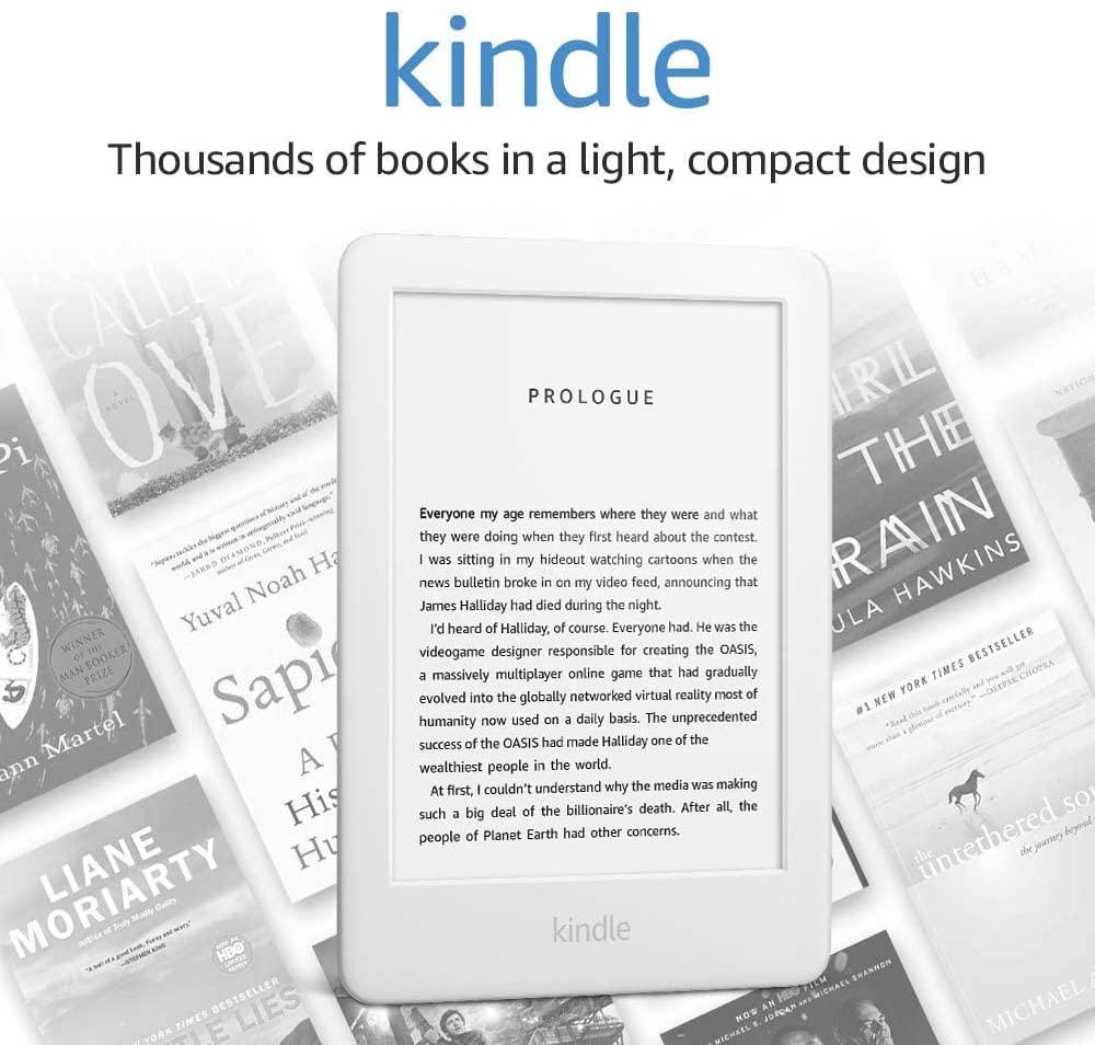 2 Kindle 6in 8GB White eBook Readers for $89.98 Shipped