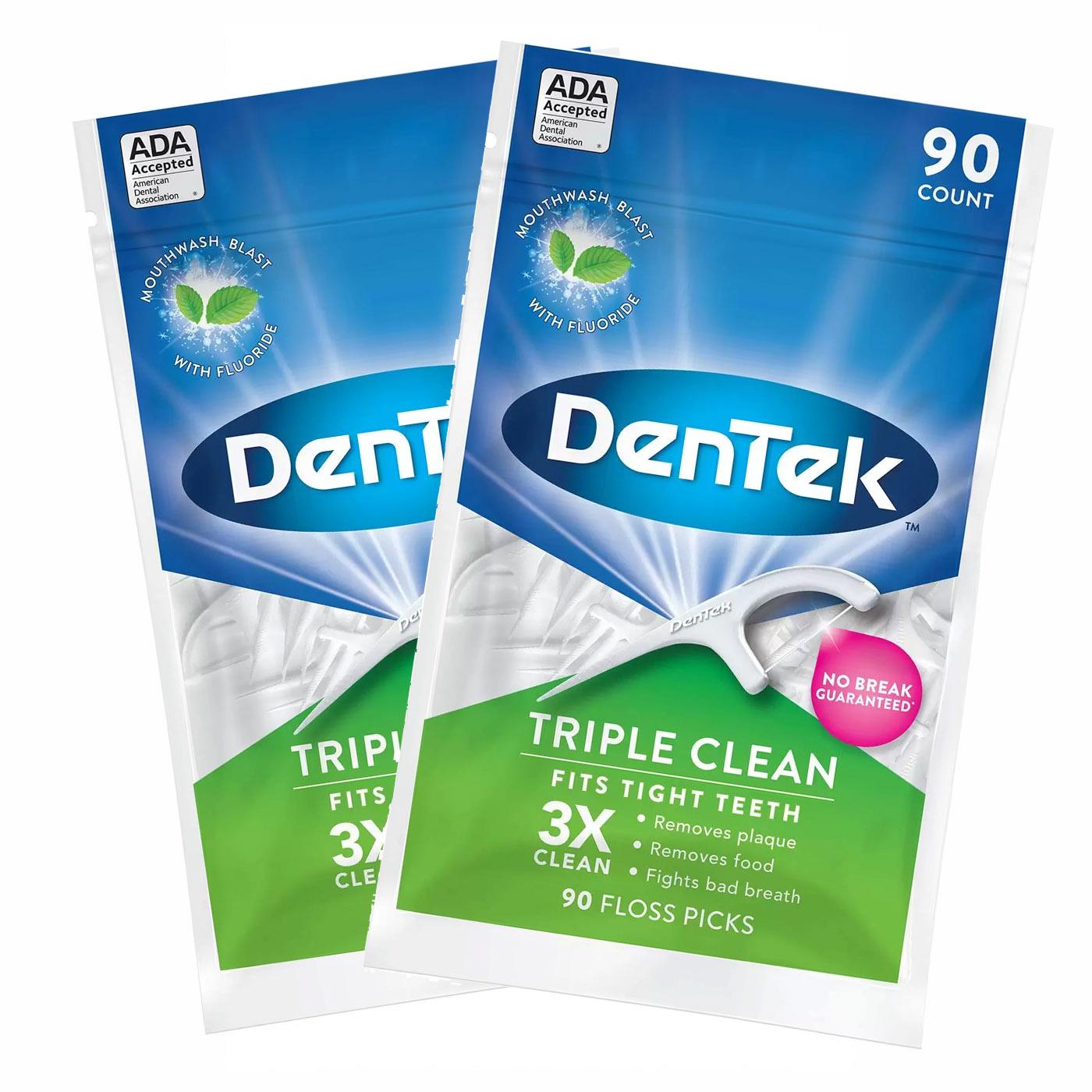 180 DenTek Triple Clean Floss Picks for $2.87 Shipped