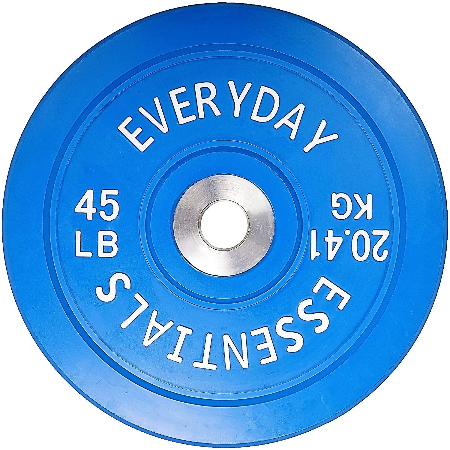 BalanceFrom Everyday Essentials Olympic Bumper Weight Plate for $67.50 Shipped