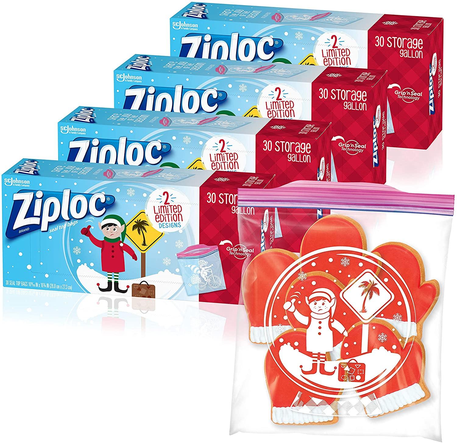 Ziploc Gallon Food Storage Bags with Grip N Seal Technology for $9.78 Shipped