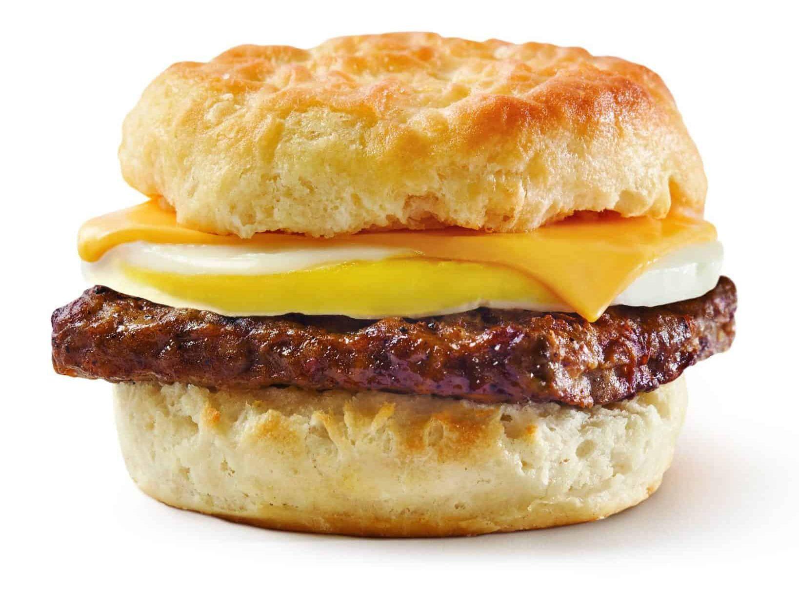 Wendy\'s Bacon Egg and Cheese Biscuit for $1