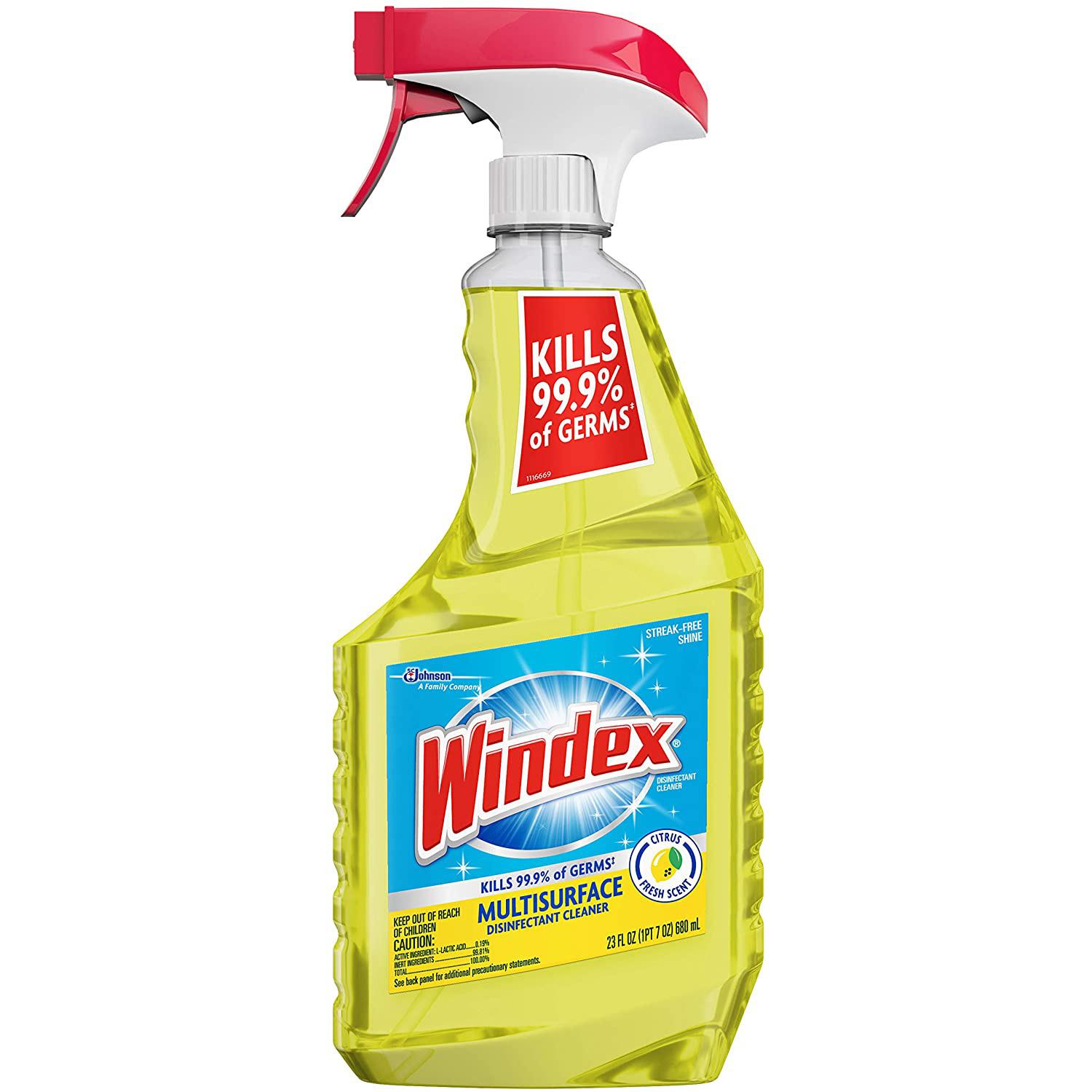 Windex Multi-Surface Cleaner and Disinfectant Citrus Spray Bottle for $2.58 Shipped