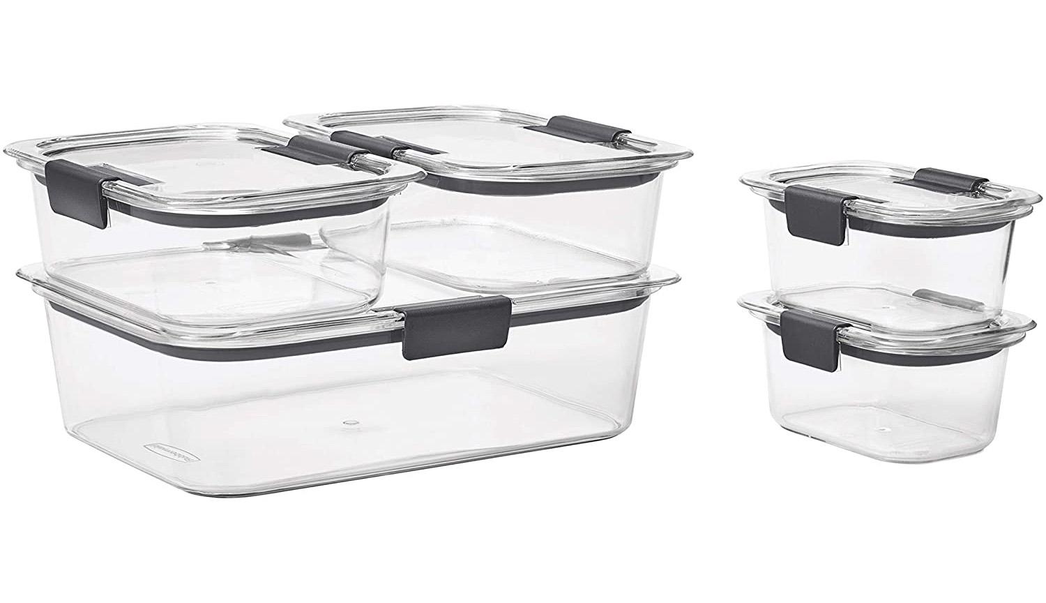 Rubbermaid 10-Piece Brilliance Plastic Food Storage Containers for $16.10