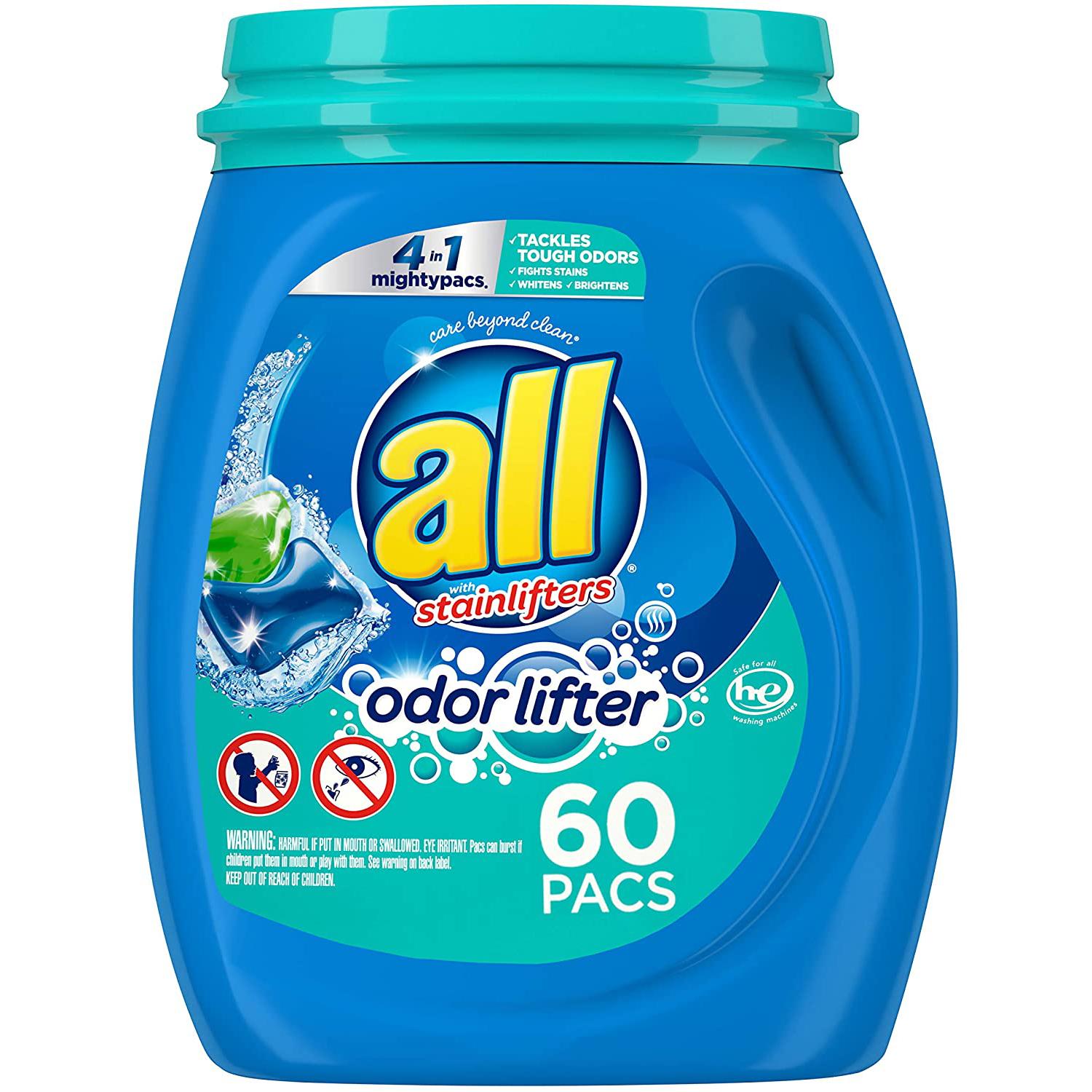All Mighty Pacs Landry Detergent for $7.45 Shipped