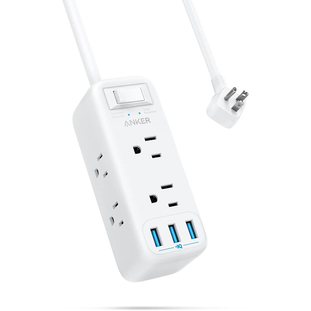 Anker Power Strip Surge Protector with 6 Outlets for $16.99