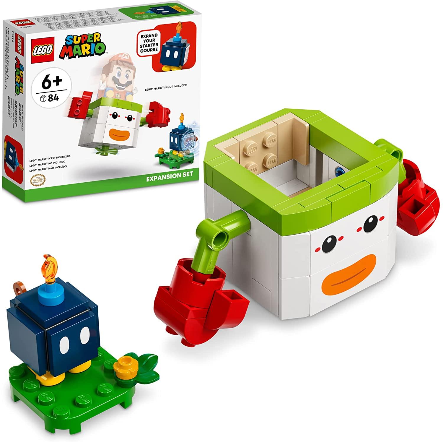 Super Mario Bowser Jr\'s Clown Car Expansion Building Set for $6.39