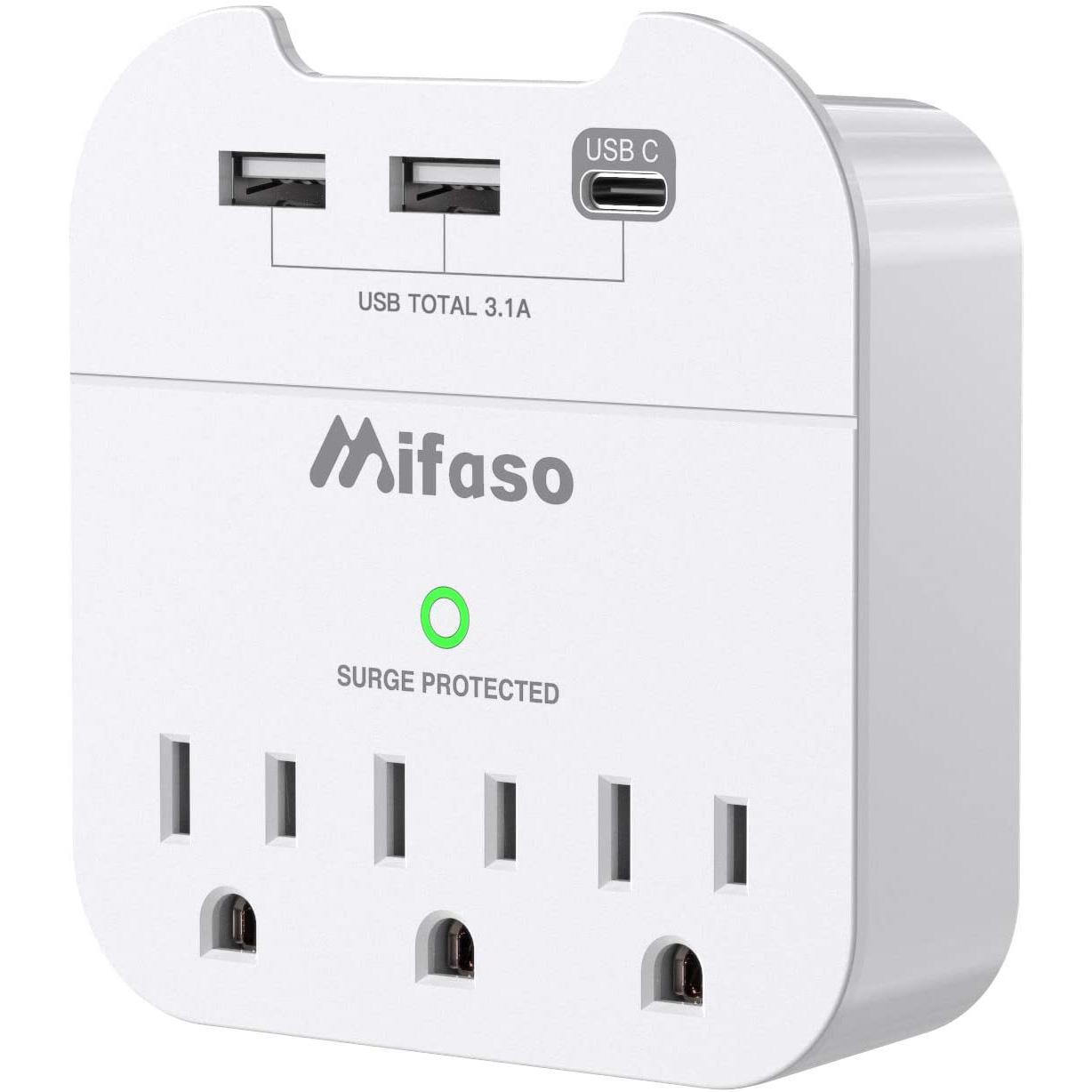 Surge Protector with 3 Outlet Extender for $7.50