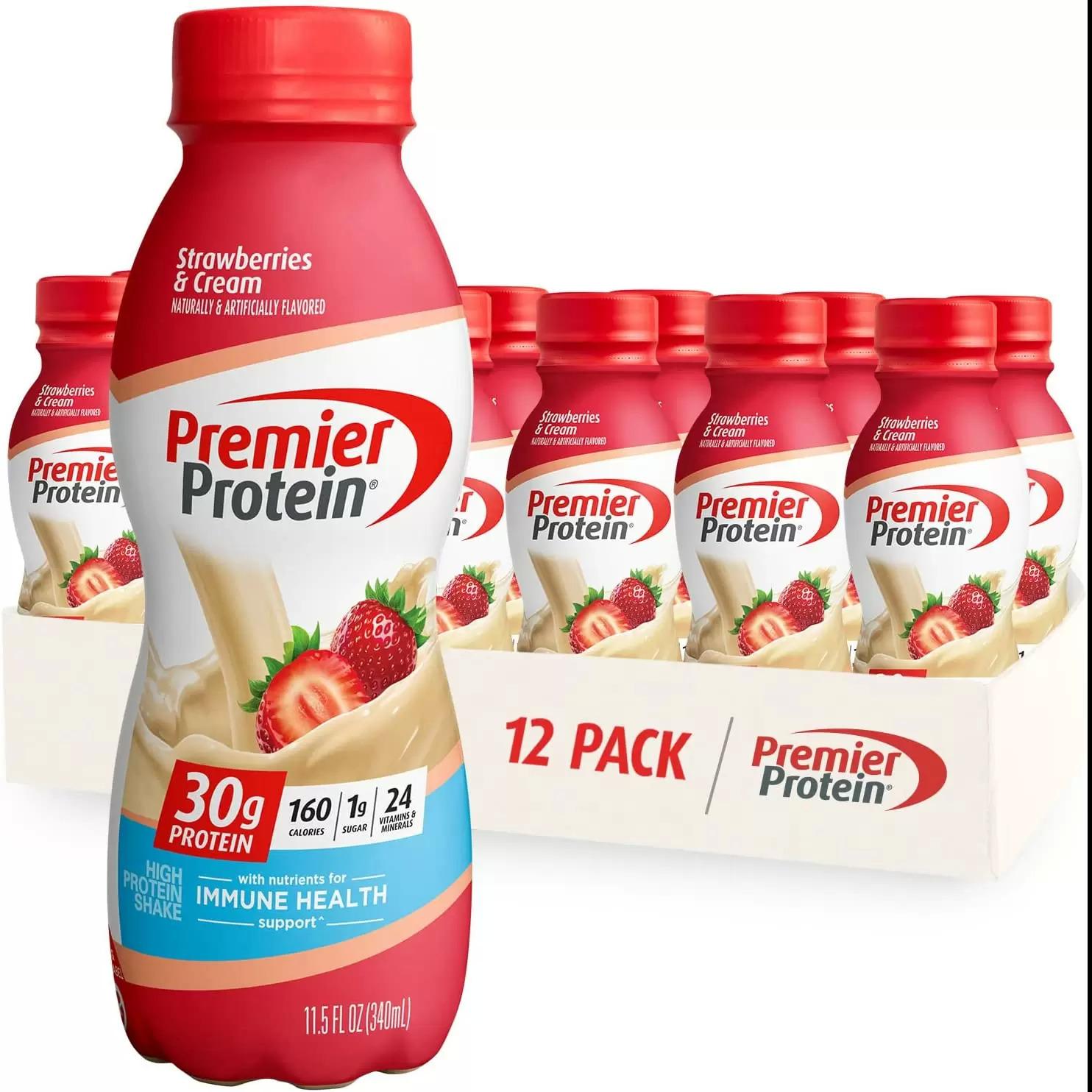 12 Premier Protein Shakes for $17.49 Shipped