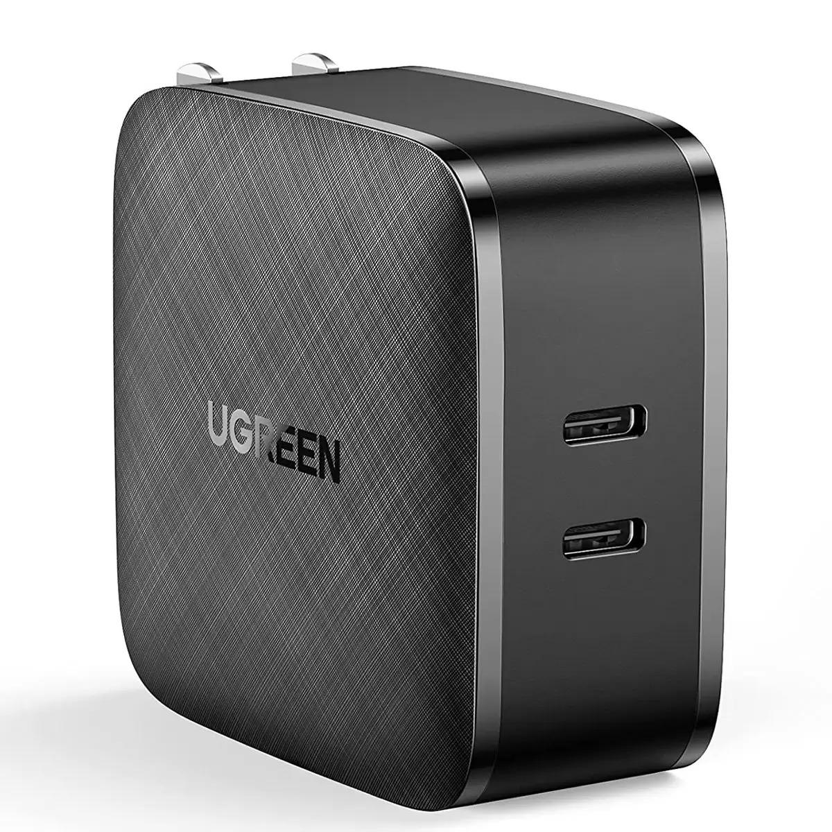 Ugreen 65W 2 Port PD USB C Wall Charger for $19.97