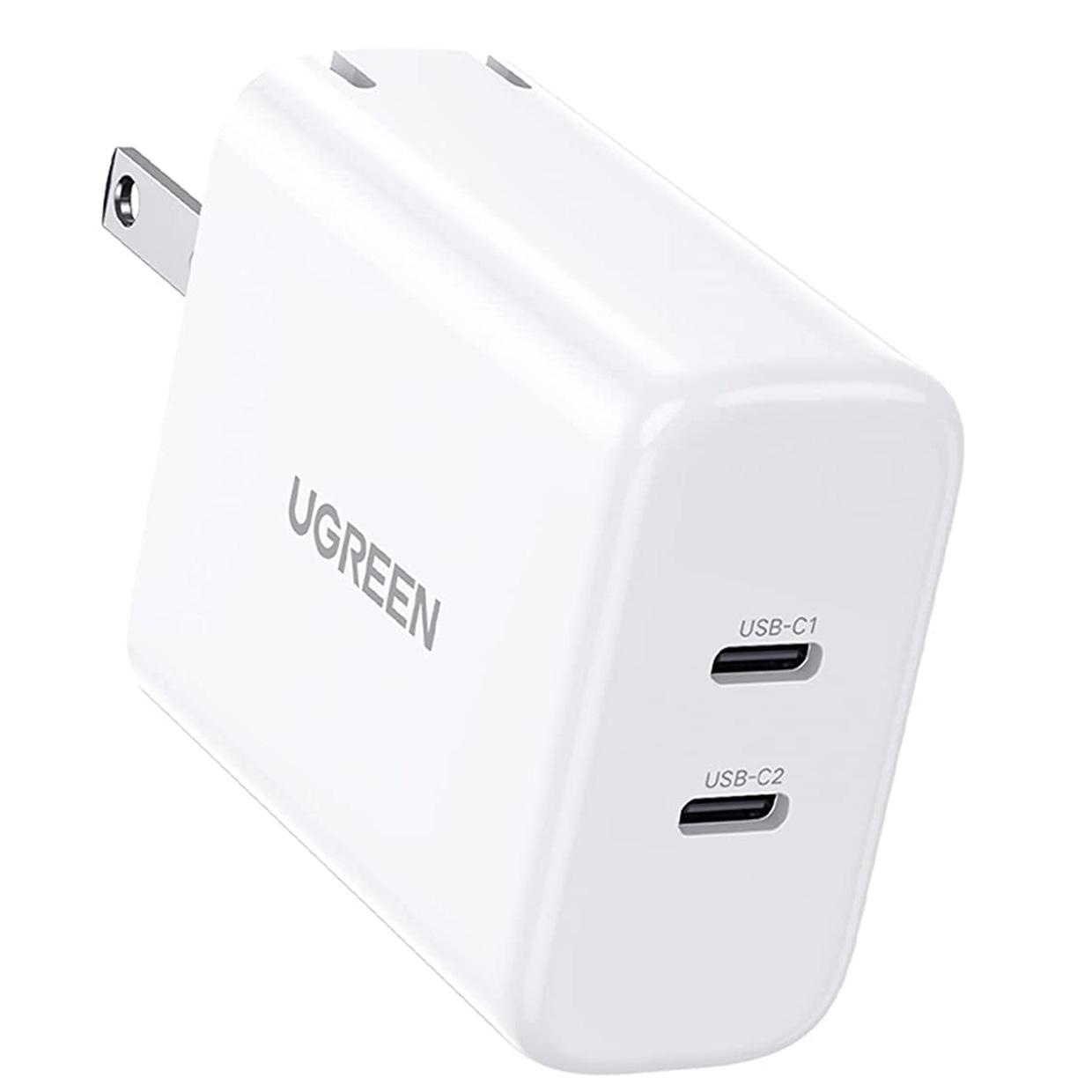 Ugreen 40W PD Dual Port USB C Charger for $14.39