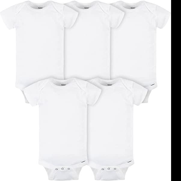5 Gerber Unisex Baby Onesie Bodysuit for $8