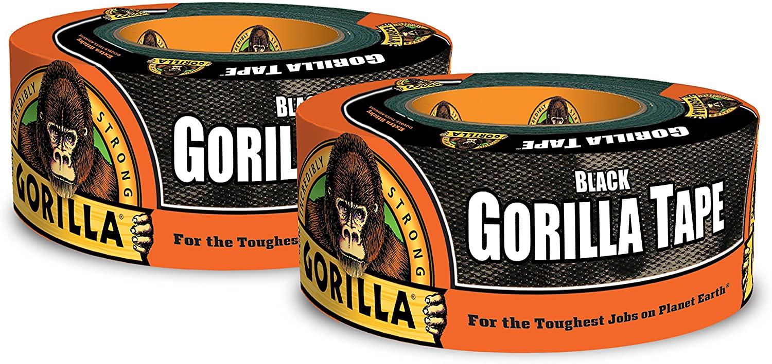 Gorilla Black Duct Tape 2-Pack for $10.40