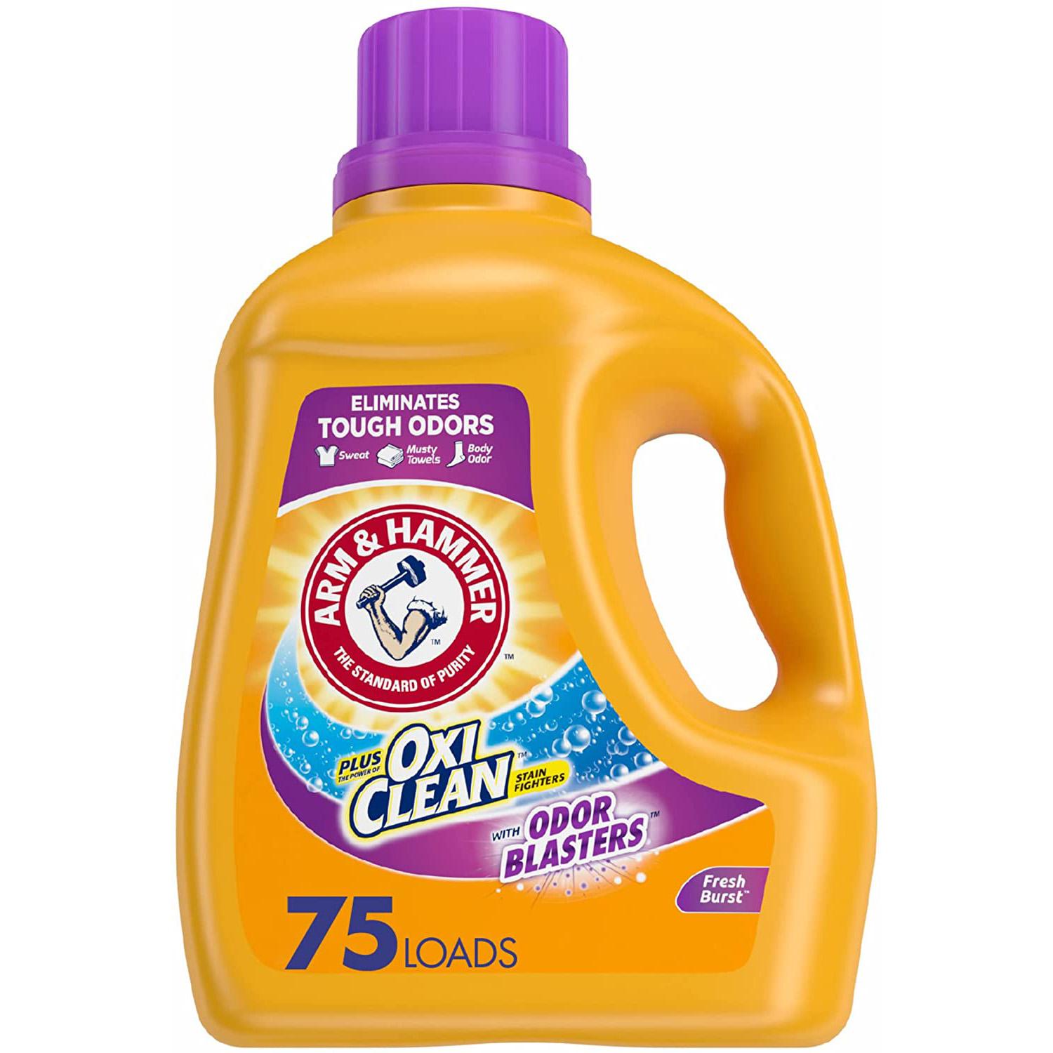 Arm and Hammer Liquid Laundry Detergent Plus OxiClean for $6.91