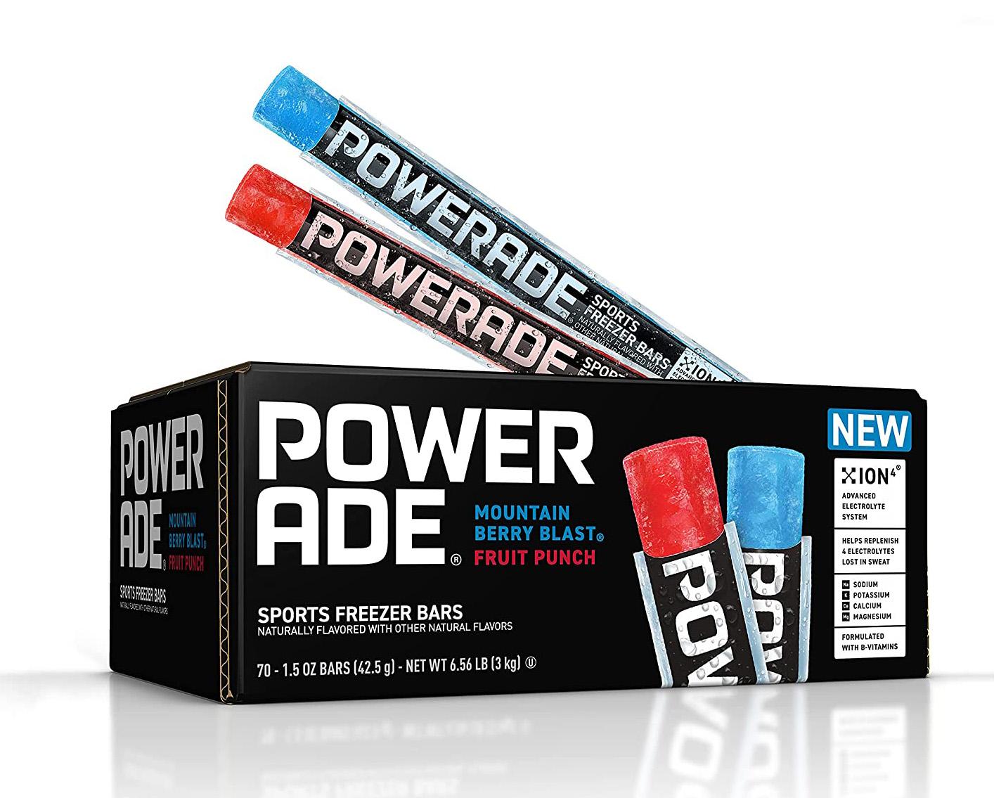 70 Powerade Sports Freezer Bars for $7.48