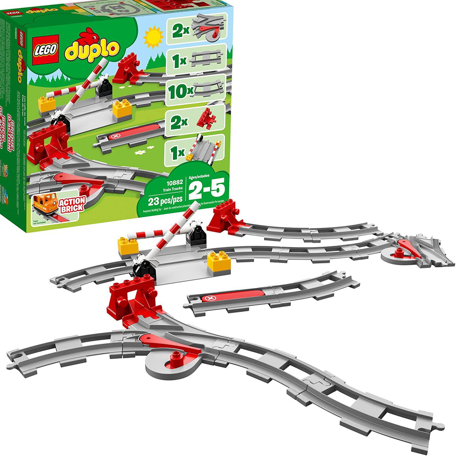 Lego Duplo Town Train Tracks for $9.99
