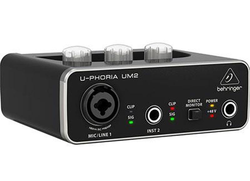 Behringer U-PHORIA UM2 2x2 USB Audio Interface for $29.99 Shipped