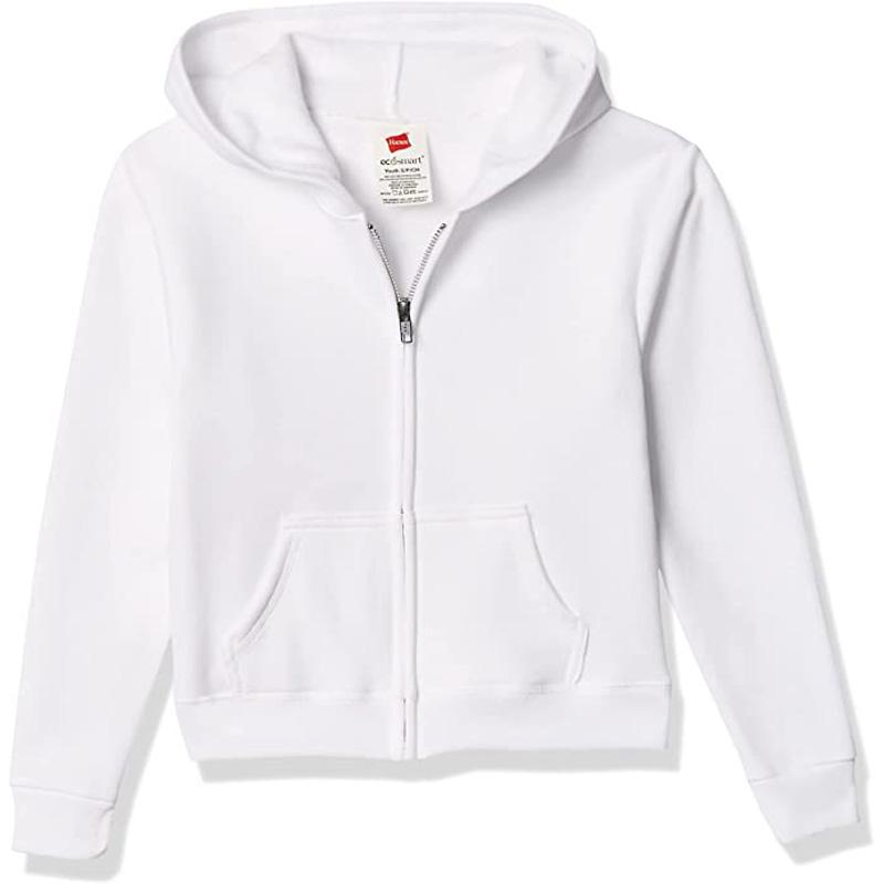 Hanes Girls Big ComfortSoft EcoSmart Full Zip Hoodie for $6.12