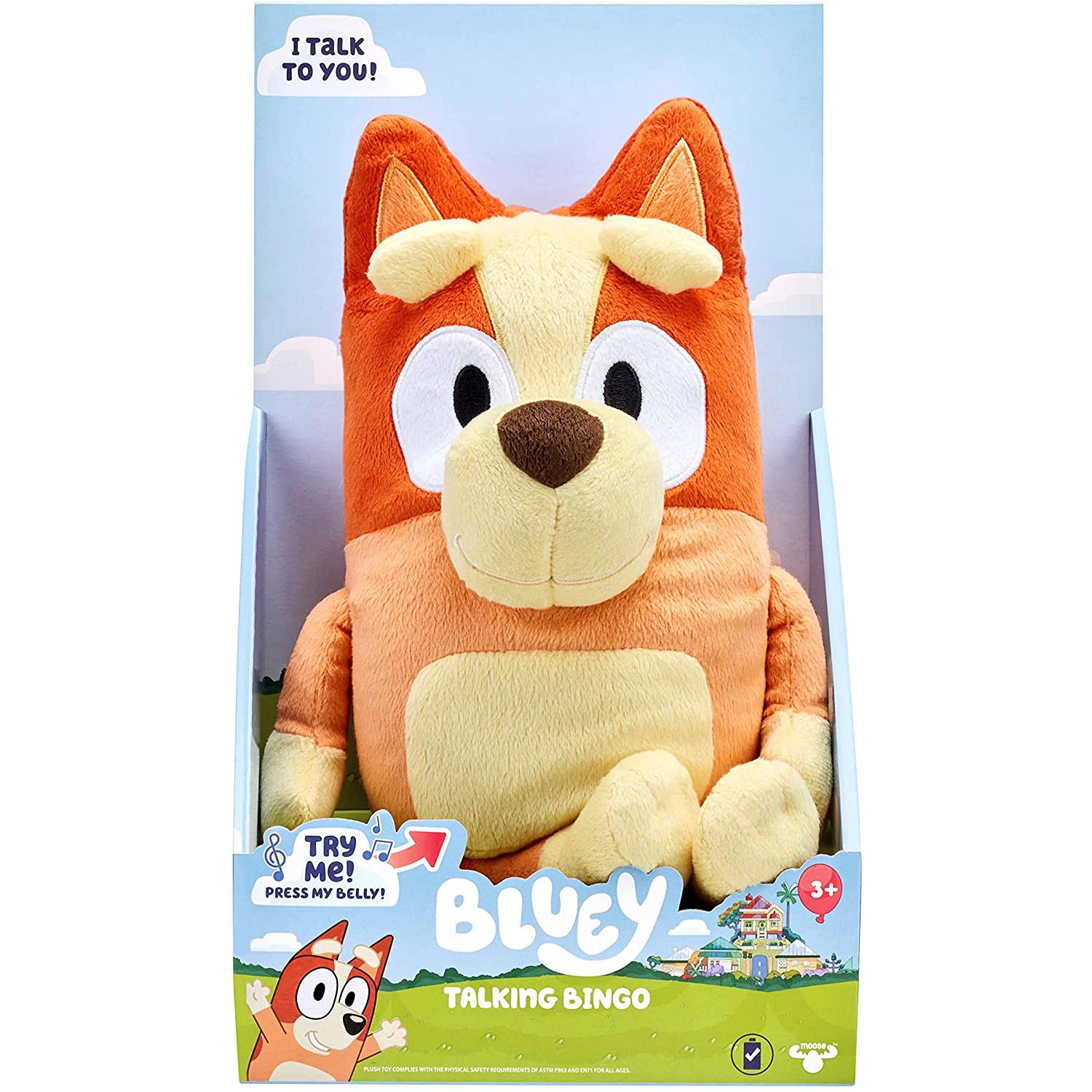 Bluey Talking Bingo 12in Stuffed Plush for $8.59