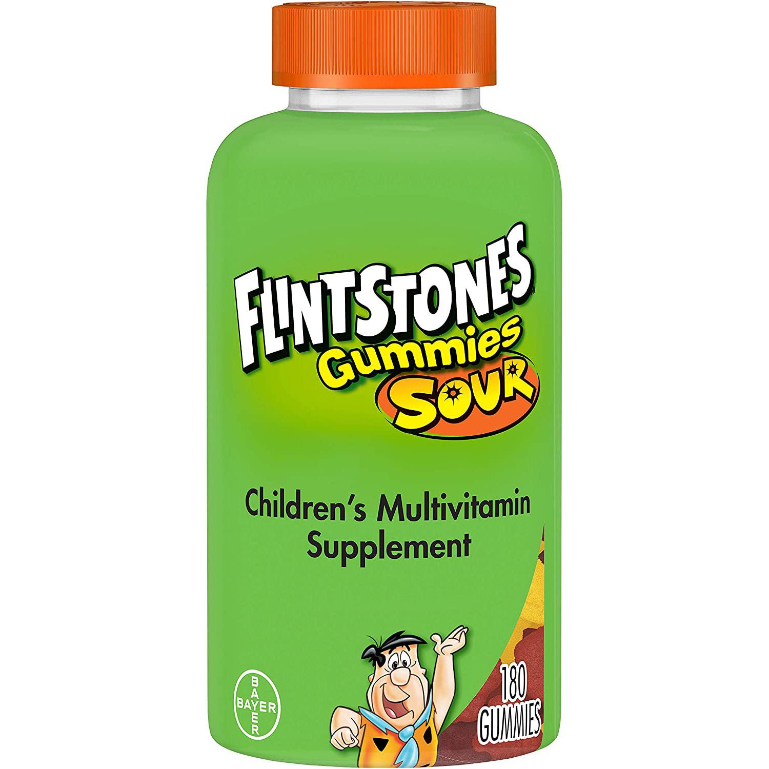 180 Flintstones Multivitamin Sour Gummies for $6.45 Shipped
