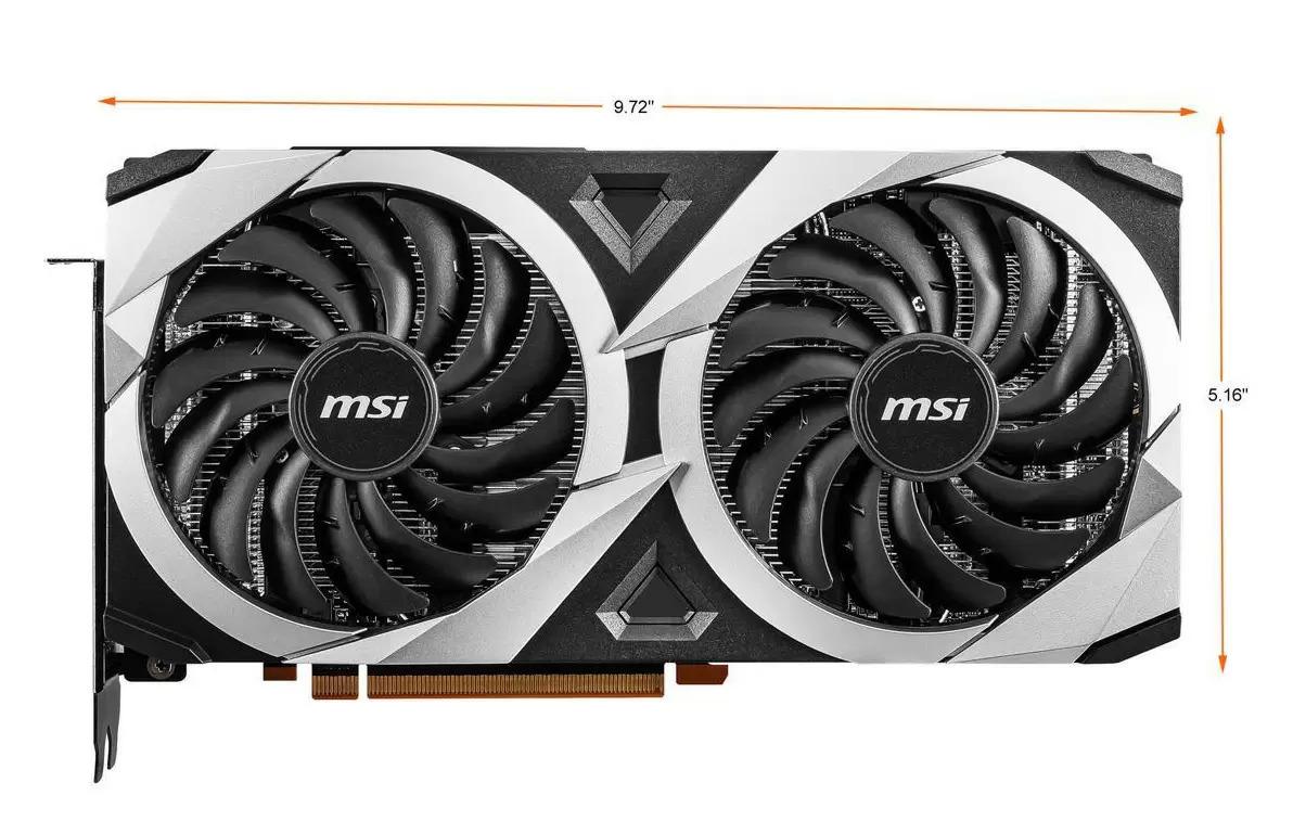 MSI Mech 2X Radeon RX 6700 XT 12GB GDDR6 Graphics Video Card for $348.59 Shipped