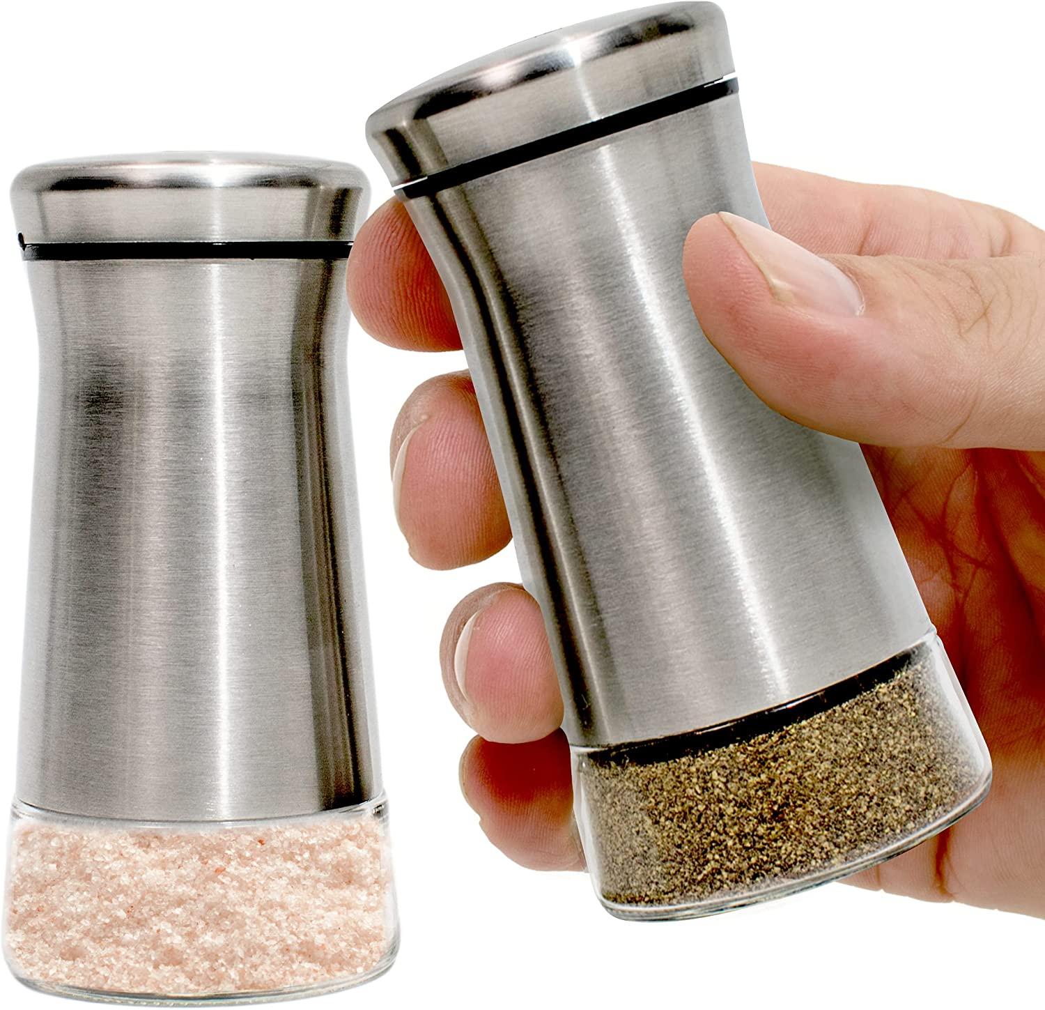 2-Piece Premium Salt and Pepper Shaker Set for $6.66
