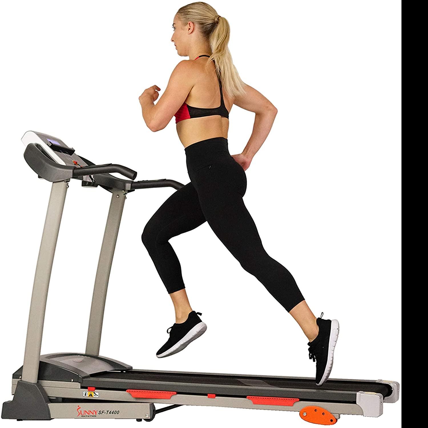 Sunny Health and Fitness Folding Incline Treadmill for $252 Shipped